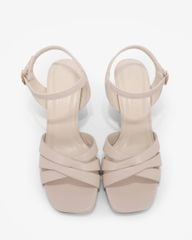 Sandal Cao Gót Hạnh Dung Ba Dây Chéo HD12286AM