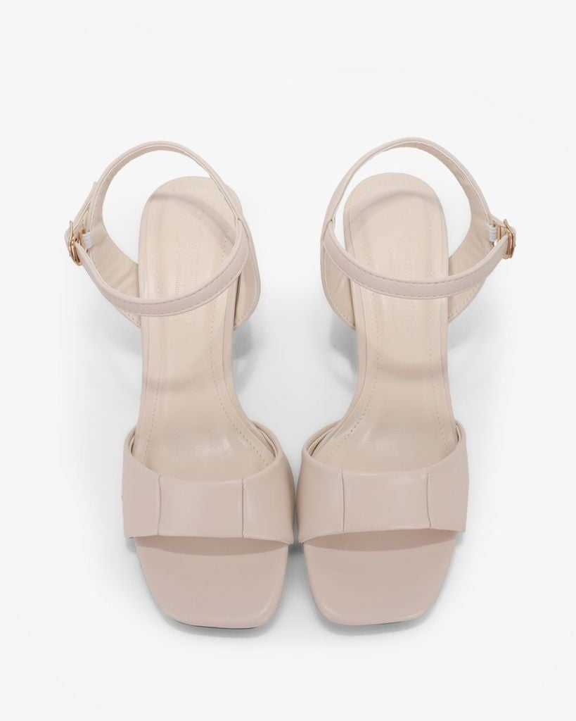 Sandal Cao Gót Hạnh Dung Quai Ngang Bản Lớn HD12287AM