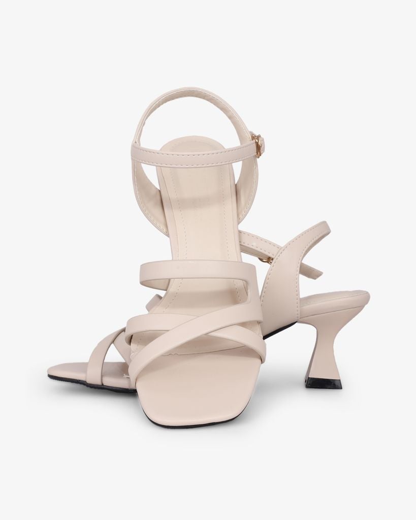Sandal Cao Gót Hạnh Dung Mảnh Đan Chéo HD12288AM