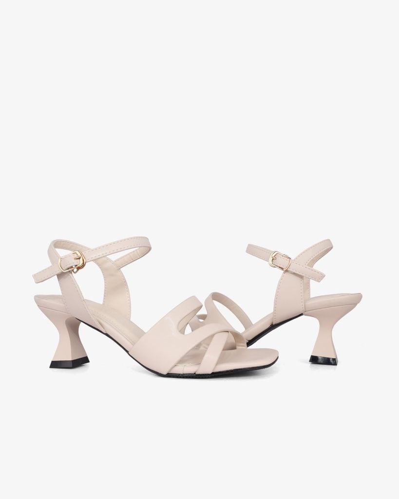 Sandal Cao Gót Hạnh Dung Mảnh Đan Chéo HD12288AM