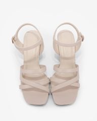 Sandal Cao Gót Hạnh Dung Mảnh Đan Chéo HD12288AM