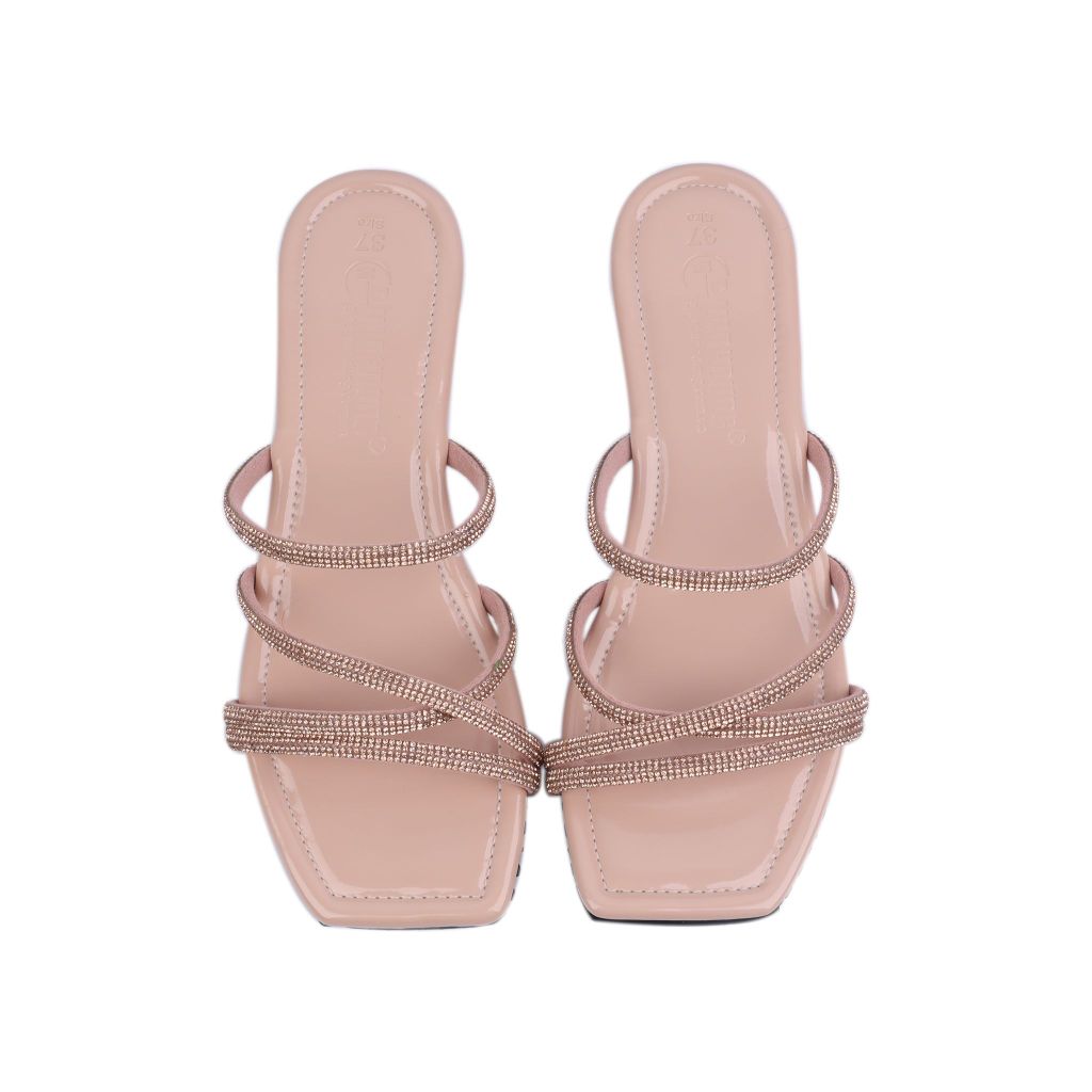 Dép Xẹp Hạnh Dung Dây Mảnh Pha Lê HD2032AH