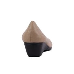 Giày Đế Xuồng Hạnh Dung Mũi Tròn Thêu Nguyệt Quế HD2224AX