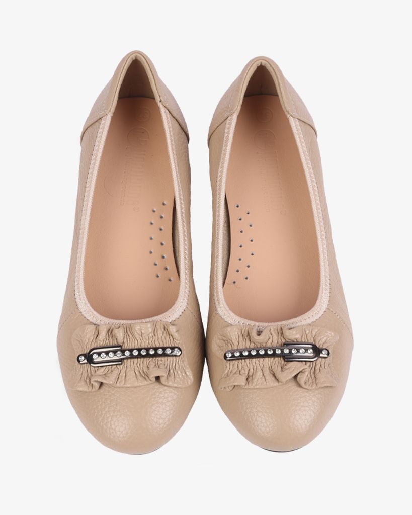 Giày Búp Bê Hạnh Dung Nơ Khóa Cách Điệu HD2225AX