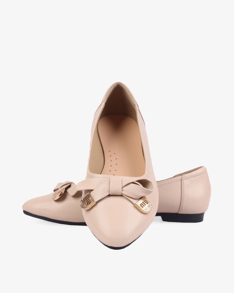 Giày Búp Bê Hạnh Dung Đính Nơ HD2226AX