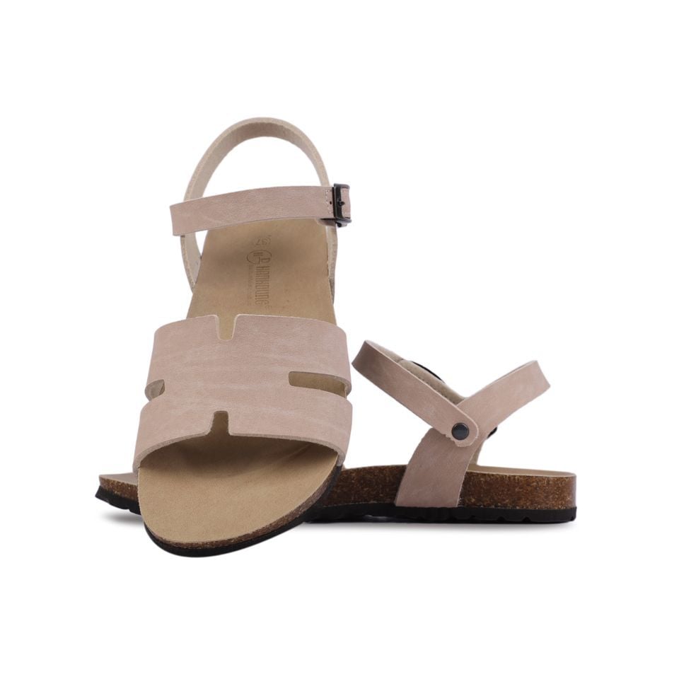Sandal Đế Xẹp Hạnh Dung Quai Dán Chữ H HD2302BO
