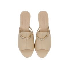 Dép Cao Gót Hạnh Dung Bản Lớn Xoàn HD27132BI
