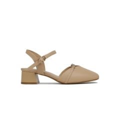 Sandal Cao Gót Hạnh Dung Bít Mũi Đính Đá HD27149BI