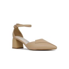 Sandal Cao Gót Hạnh Dung Bít Mũi Cách Điệu Bít Hậu HD27152BI