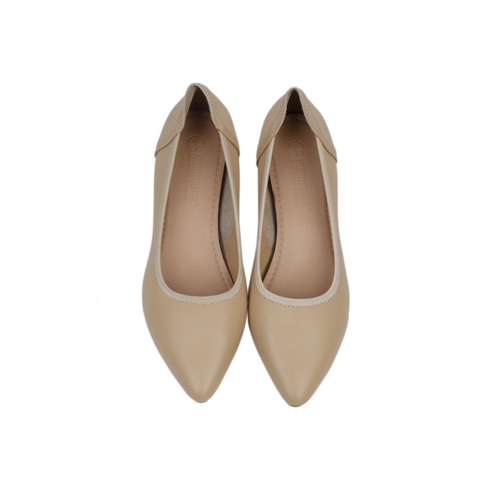 Giày Cao Gót Hạnh Dung Mũi Nhọn Đế vuông HD27154BI