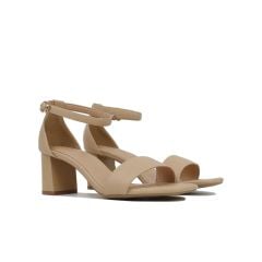 Sandal Cao Gót Hạnh Dung Quai Ngang HD27170BI