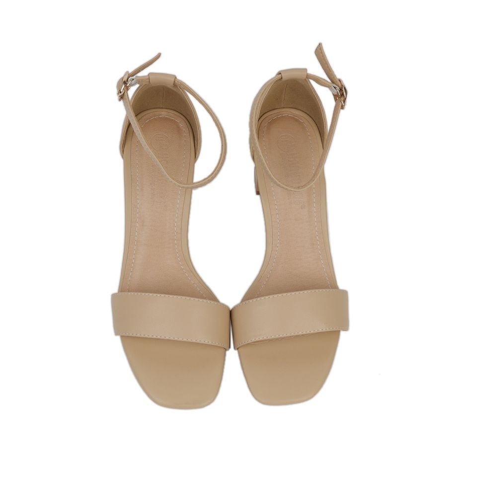 Sandal Cao Gót Hạnh Dung Quai Ngang HD27170BI