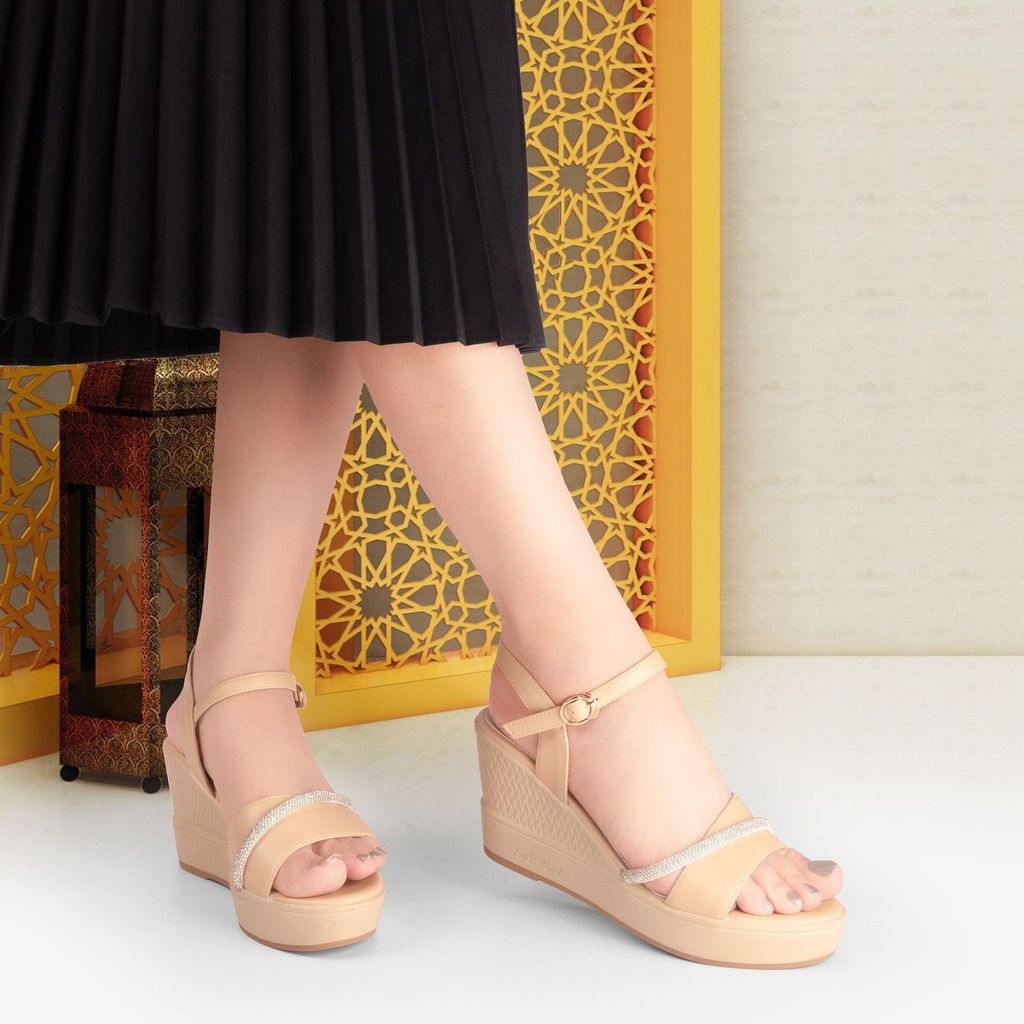 Sandal Xuồng Hạnh Dung Phối Dây Xoàn HD27192BI