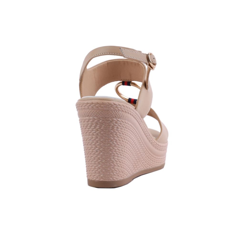 Sandal Xuồng Hạnh Dung Phối Phụ Kiện Tròn HD27208BI