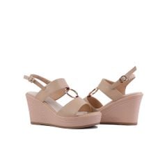 Sandal Xuồng Hạnh Dung Phối Phụ Kiện Tròn HD27208BI