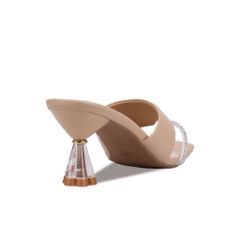 Dép Cao Gót Hạnh Dung Xỏ Ngón Cách Điệu HD27219BI