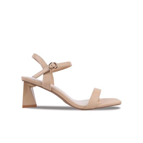 Sandal Cao Gót Hạnh Dung Bản Dây Xỏ Ngón HD27226BI