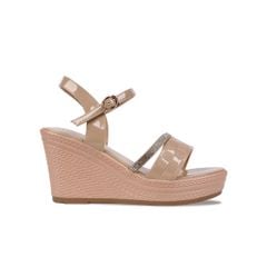 Sandal Xuồng Hạnh Dung Quai Đính Xoàn HD27236BI