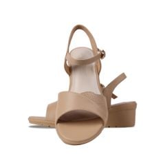 Sandal Xuồng Hạnh Dung Quai Bản Gợn Sóng HD27241BI