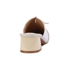 Dép Bít Mũi Hạnh Dung Nơ Mũi Vuông Cách Điệu HD27246BI