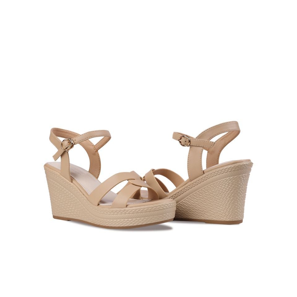 Sandal Xuồng Hạnh Dung Quai Đan Chéo Thanh Lịch HD27247BI