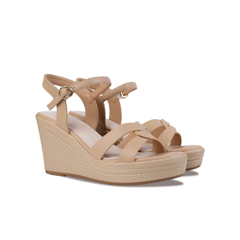 Sandal Xuồng Hạnh Dung Quai Đan Chéo Thanh Lịch HD27247BI