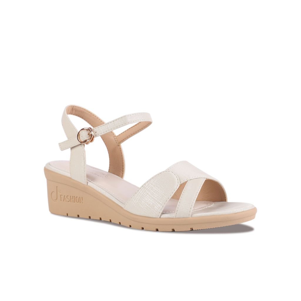 Sandal Xuồng Hạnh Dung Quai Bản Vân Cách Điệu HD27254BI