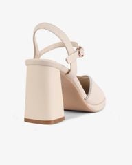Sandal Cao Gót Hạnh Dung Gót Trụ Mũi Tròn Thanh Lịch HD27255BI