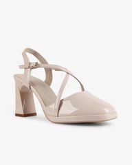 Sandal Cao Gót Hạnh Dung Dây Đan Chéo HD27257BI