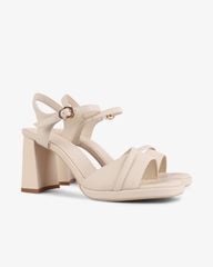 Sandal Cao Gót Hạnh Dung Gót Trụ Quai Ngang Chéo HD27260BI