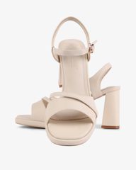 Sandal Cao Gót Hạnh Dung Gót Trụ Quai Ngang Chéo HD27260BI