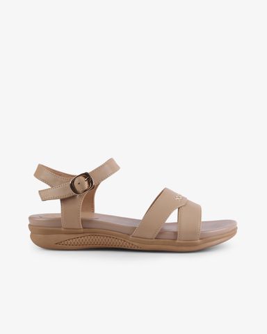 Sandal Xẹp Hạnh Dung Quai Khoét Thanh Lịch HD27264BI