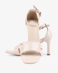 Sandal Cao Gót Hạnh Dung Bít Hậu Quai Bóng HD27267BI