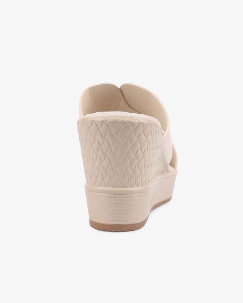 Dép Đế Xuồng Hạnh Dung Chéo Đắp HD27268BI