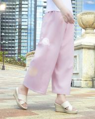 Dép Đế Xuồng Hạnh Dung Chéo Đắp HD27268BI