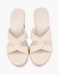 Dép Đế Xuồng Hạnh Dung Quai Luồn Chéo HD27269BI