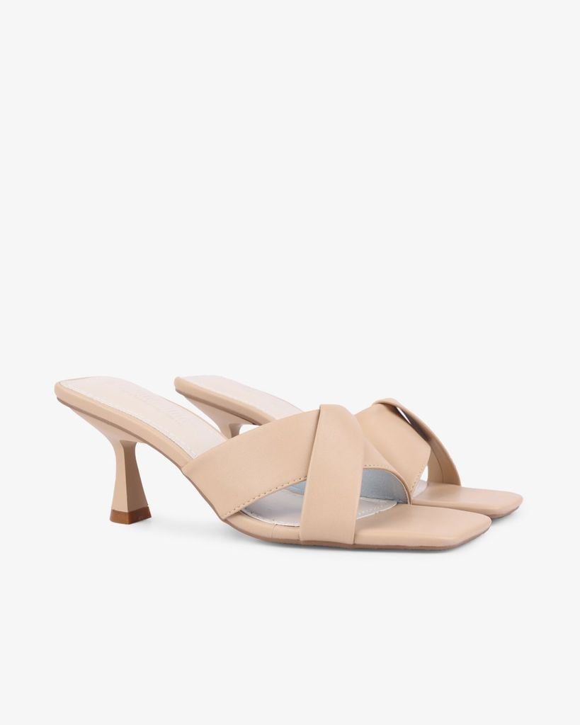 Dép Cao Gót Hạnh Dung Gót Nhọn Quai Thanh Lịch HD27271BI