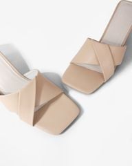 Dép Cao Gót Hạnh Dung Gót Nhọn Quai Thanh Lịch HD27271BI