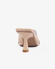 Dép Cao Gót Hạnh Dung Quai Luồn Cách Điệu HD27272BI