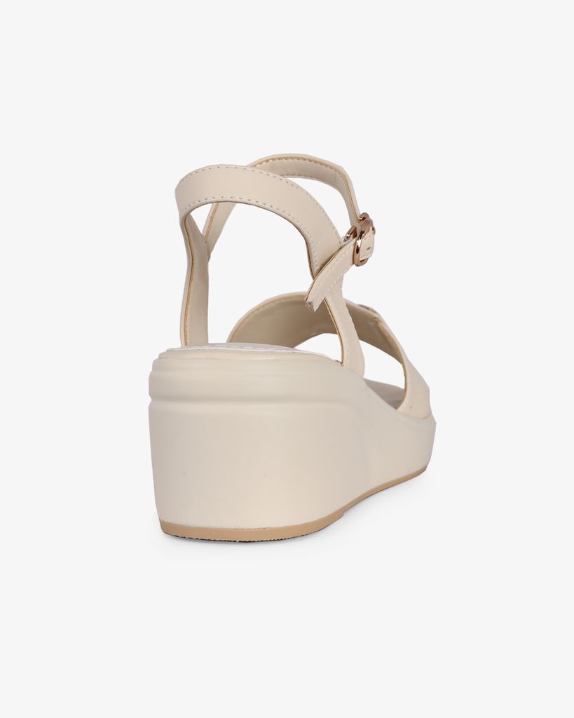 Sandal Đế Xuồng Hạnh Dung Bản Đắp Khóa HD27287BI