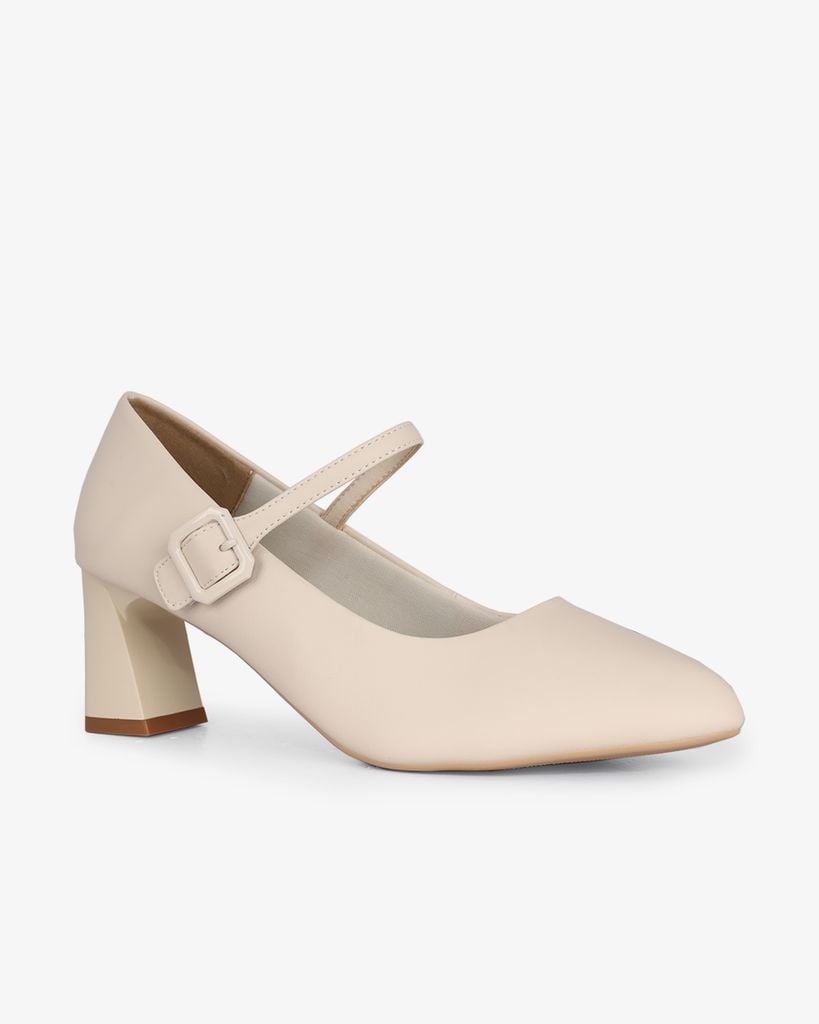 Giày Cao Gót Hạnh Dung Bít Mũi Hậu Dán HD27292BI