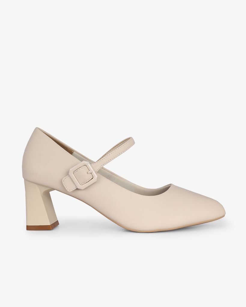 Giày Cao Gót Hạnh Dung Bít Mũi Hậu Dán HD27292BI