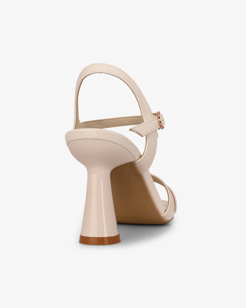 Sandal Cao Gót Hạnh Dung Quai Mảnh Đính Xoàn HD27303BI