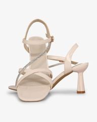 Sandal Cao Gót Hạnh Dung Quai Mảnh Đính Xoàn HD27303BI