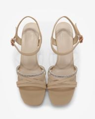 Sandal Cao Gót Hạnh Dung Nhiều Dây Chéo HD27304BI