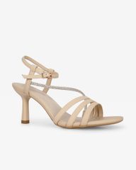 Sandal Cao Gót Hạnh Dung Nhiều Dây Mảnh Gót Nhọn HD27305BI