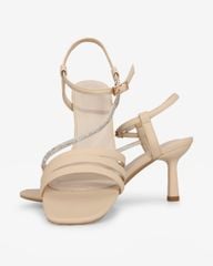 Sandal Cao Gót Hạnh Dung Nhiều Dây Mảnh Gót Nhọn HD27305BI
