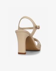 Sandal Cao Gót Hạnh Dung Bản Ngang Dây Xoàn HD27308BI