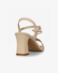 Sandal Cao Gót Hạnh Dung Quai Ngang Dây Xoàn Mảnh HD27309BI