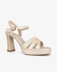 Sandal Cao Gót Hạnh Dung Quai Bản Chéo HD27319BI